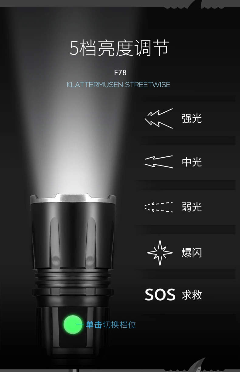 Lanterna de Segurança Rápido ao ar Poderoso Acampamento Tático Comboio Livre Xhp70 Lanterna Recarregável Lâmpada Soplete Equipamentos 11 High Quality Luzes e Iluminação