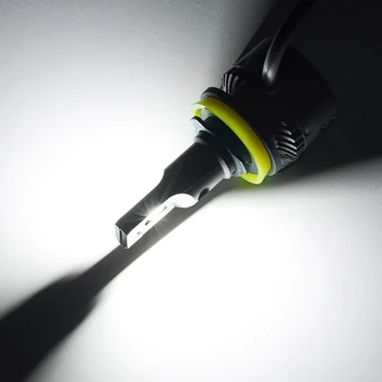 

LED H11 Car Headlight Bulbs 8LED Lights 6500K Beam Headlight With Fan A385-N7-H11 70W 10000LM Headlamps Kit Auto Lamps Fog Light