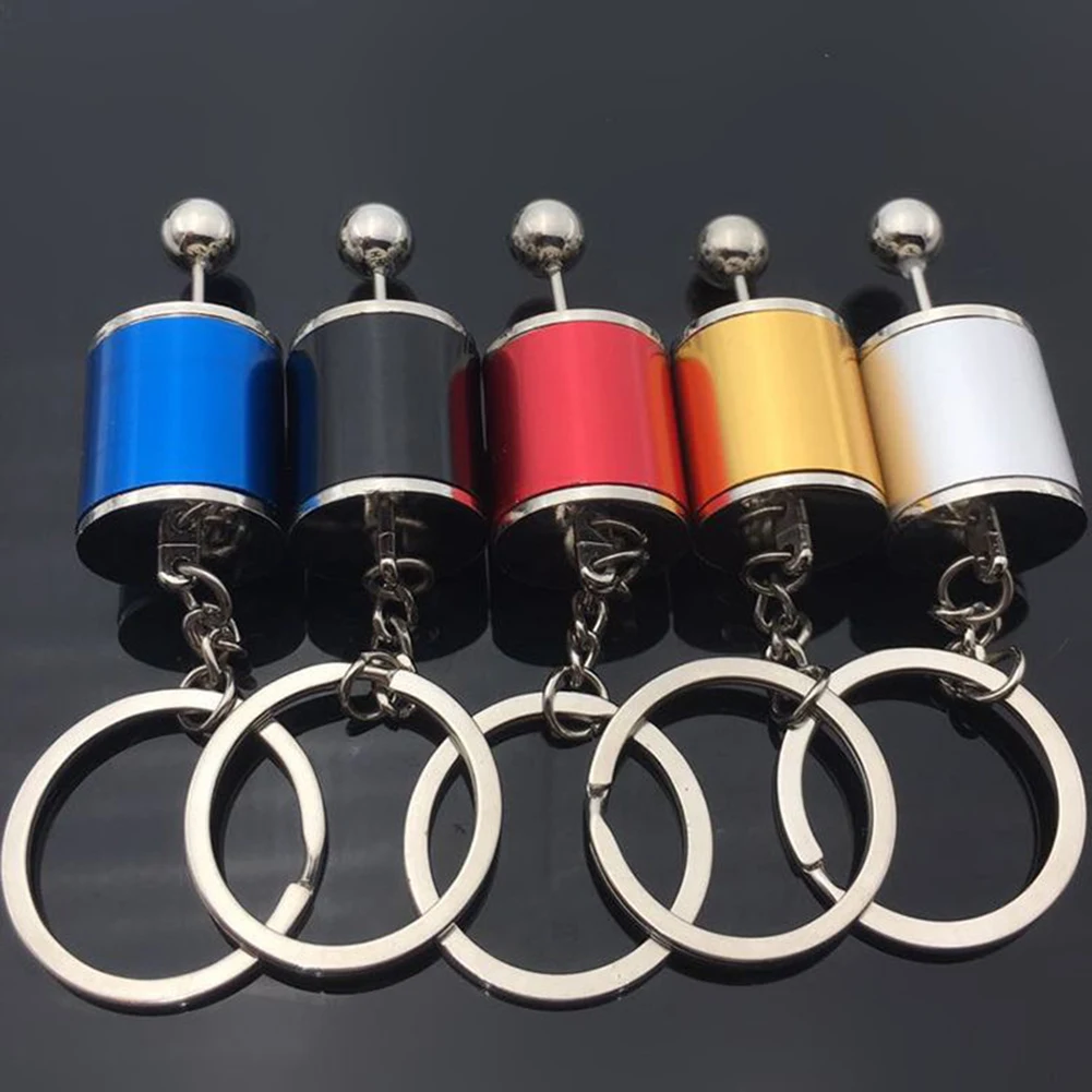 

Car Gear Box Keychain for Men Women Imitation 6 Speed Manual Car-styling Keyring Gear Knob Shift Gearbox Stick Gift Souvenir Hot