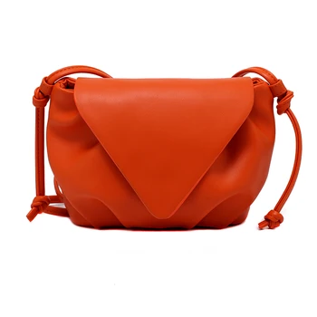 

Bags for Women 2020 New In Crossbody Easy Matching Wrinkle Solid Flap Bag Personality Niche Designer Fashion Lady Shoulder Bag
