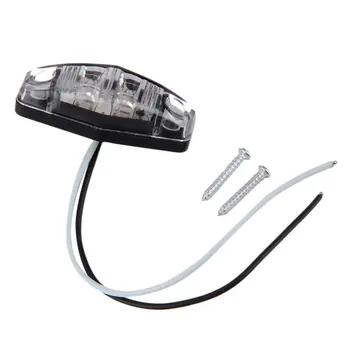 

1 Pcs LED Light 2 Diode 1x2.5 Surface Mount Clearance Side Marker Trailer Red/Amber/White Car-styling Hot Selling