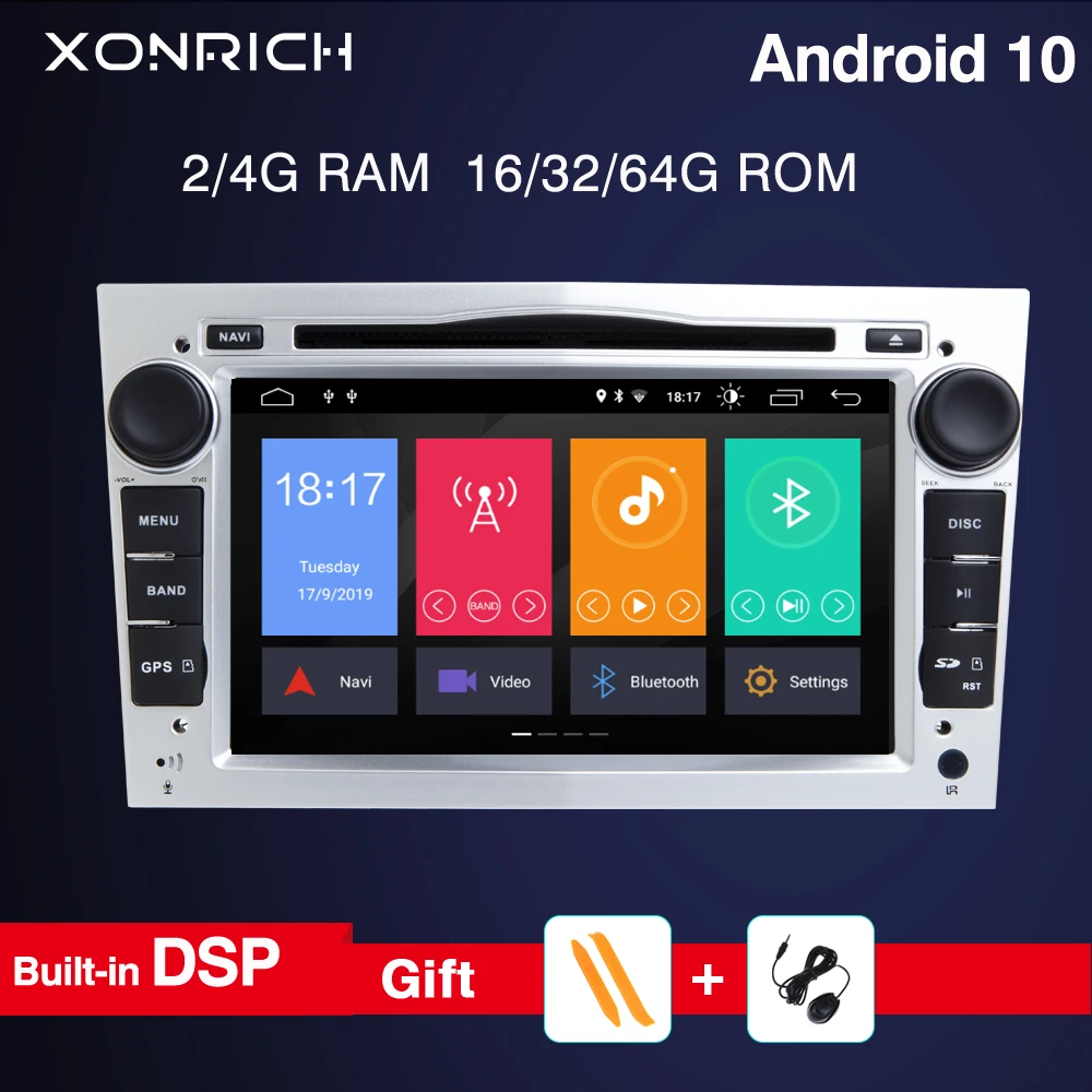 IPS 2 Din Android 10 автомобильное радио мультимедиа для Opel Vectra C Vauxhall Astra HG J Zafira B Corsa D vivaro