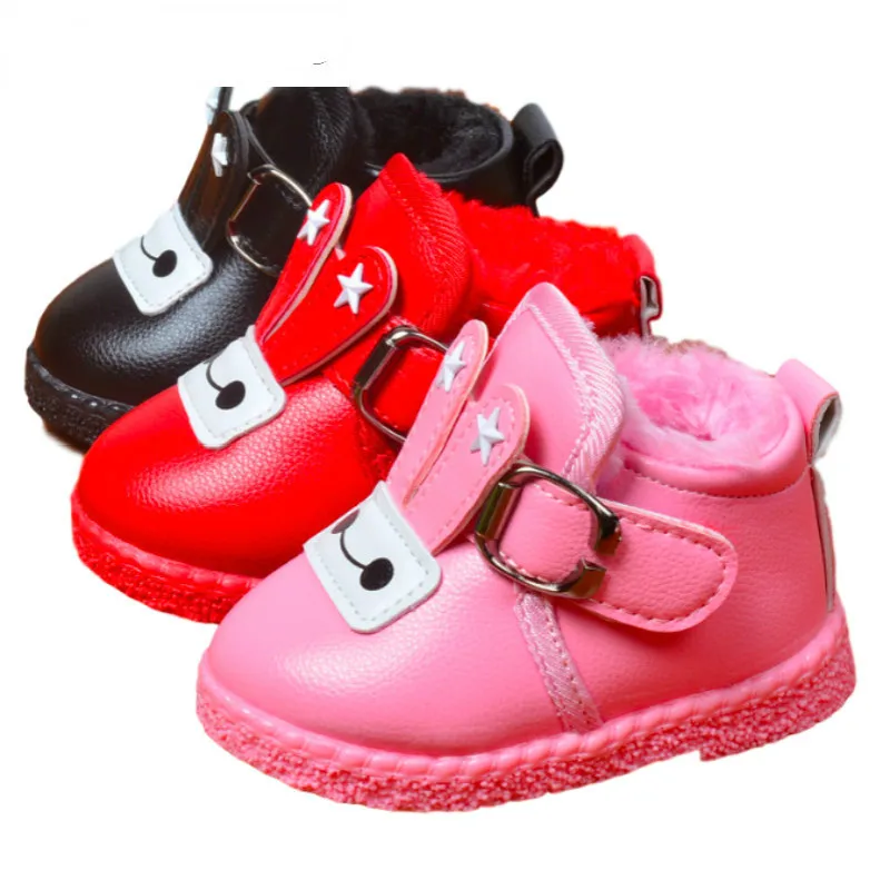 깔창 11.5 13.5cm 겨울 귀여운 토끼 아기 겨울 부츠 여자 아기 눈 유아 신발boots for girlswinter