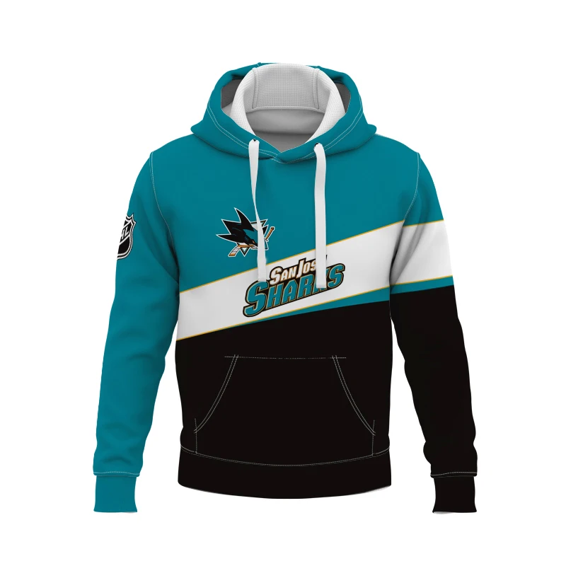 Мужская/Женская толстовка с капюшоном для хоккея худи 3D-принтом спортивный