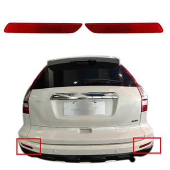 

2Pcs Car Red Rear Bumper Reflector Lamps Cover for Honda CRV CR-V 2010-2011 Car Rear Bumper Light Reflectors