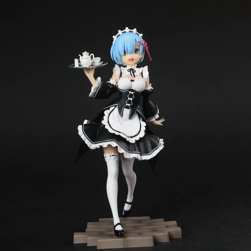 Re: Life другой мир от Zero re: zero Rem Ram кукла «горничная» Emilia Аниме Фигурка Фигурки Коллекция игрушки для детей Подарки