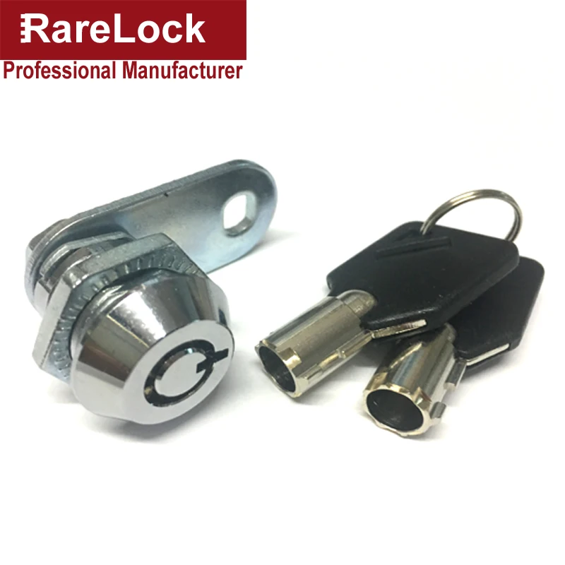 3/4 Bore Cylinder Head Lock with Screws Drenky 2 PCS 19mm Security Drawer Cam Cylinder Door Mailbox Cabinet Tool Box Lock Diameter:19 mm Cabinet Lock