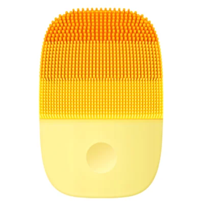 yellow Xiaomi inFace Мини электрическая ультразвуковая щетка для очищения лица ультра звуковая скруббер для чистки лица пилинг для умывания - Цвет: yellow