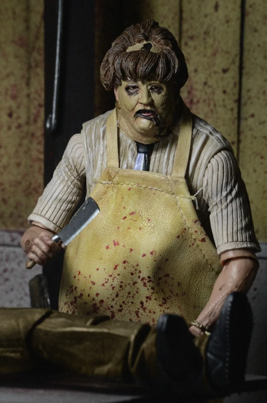 18 см NECA 40th фигурка кожаная модель лица игрушка с ножом пилы ужасная кукла