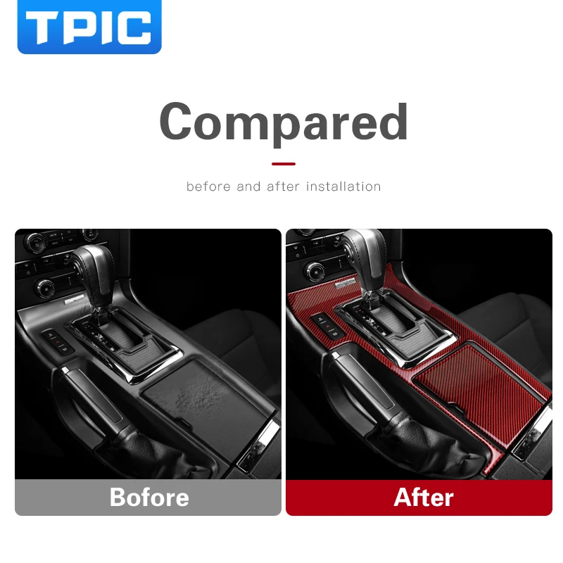 Центральная консоль TPIC из углеродного волокна коробка переключения передач