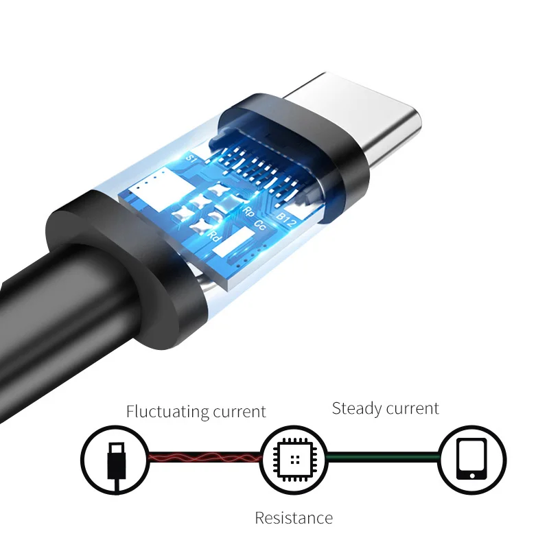1 м usb type-C кабель для быстрой зарядки мобильного телефона huawei type-C зарядный кабель для Xiaomi Redmi NOTE 8 samsung S10 S9 USB c кабель