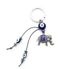 Модный слон, талисманы от сглаза, бусы с кисточкой, амулет, автомобильный брелок, украшение, ювелирные изделия, авто аксессуары, подарки для женщин и мужчин