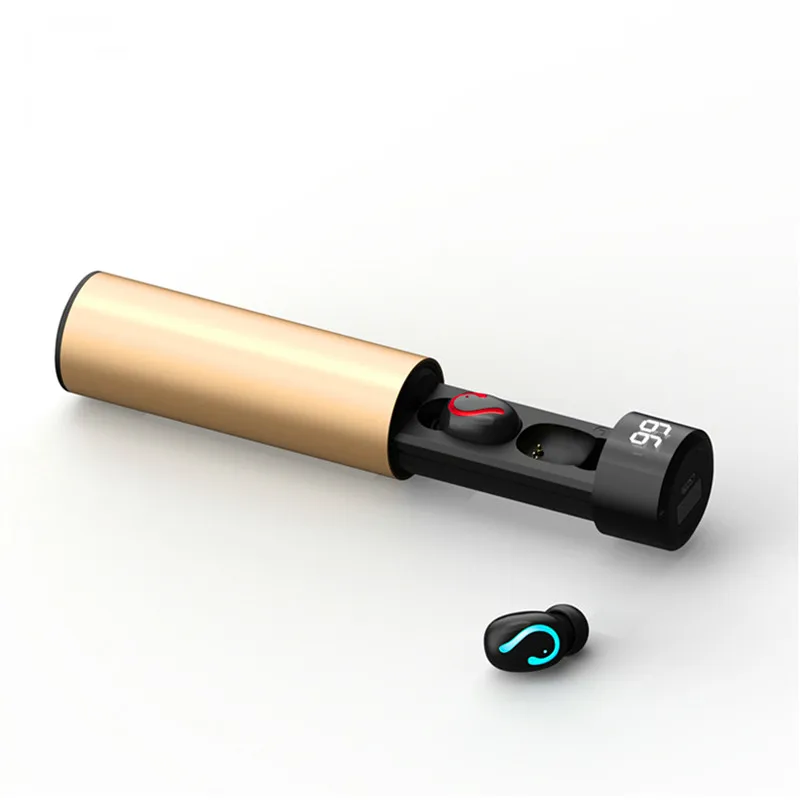 Беспроводные стереонаушники Bluetooth 5 0 Спортивная 3D гарнитура с цифровым дисплеем
