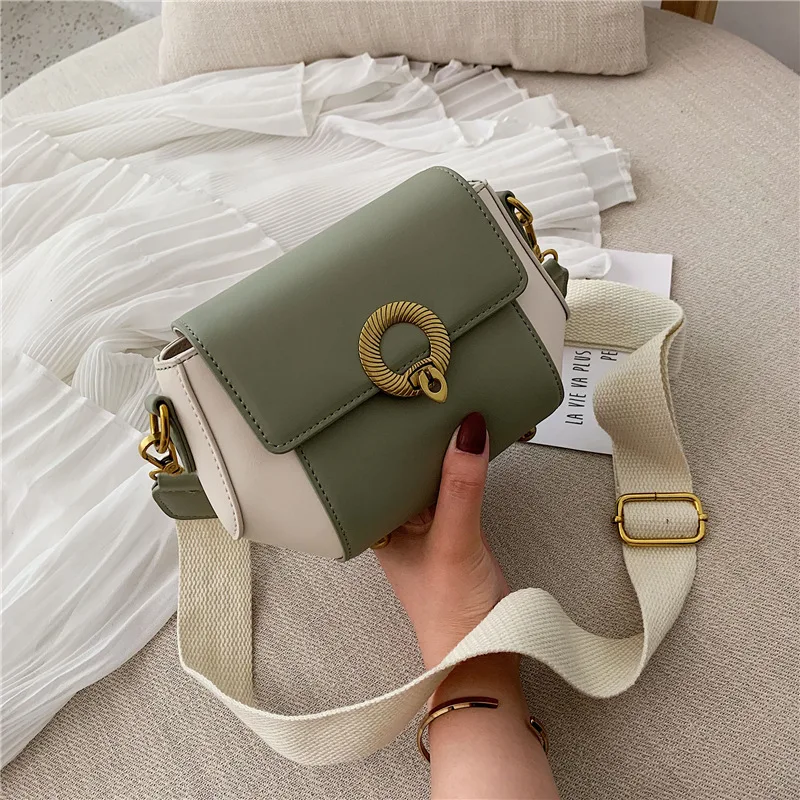 

Summer Small Bag Women's 2019 New Style Korean-style Fashion Versatile Simple Square Sling Bag Broadband Crossbody Bag