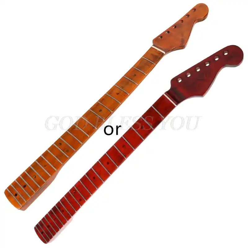 Винтажная Кленовая электрическая гитара 21 лад Гриф для S T Strat Прямая