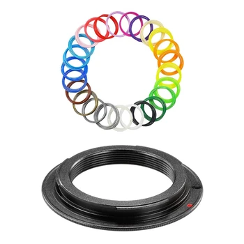 

1Pcs Black Metal Lens Mount Adapter & 20Pcs Colors Children Pen 3D Printer Pen Filament Refills Pla