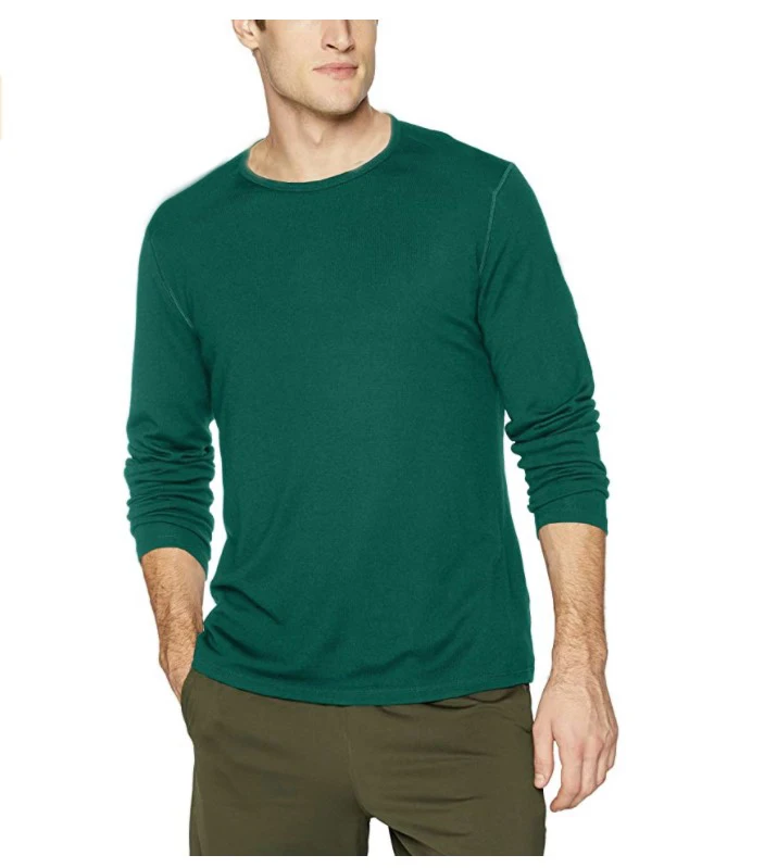 T-Shirt Base-Layer Long-Sleeve Merino-Wool Breathable Wicking S-XXL Anti-Odor-Size Mens