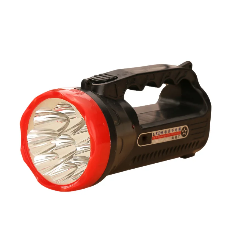 Мощный светодиодный светильник-вспышка с вилкой Стандарта США 220 В, водонепроницаемый фонарь, портативный светильник 20 часов работы, встроенный аккумулятор