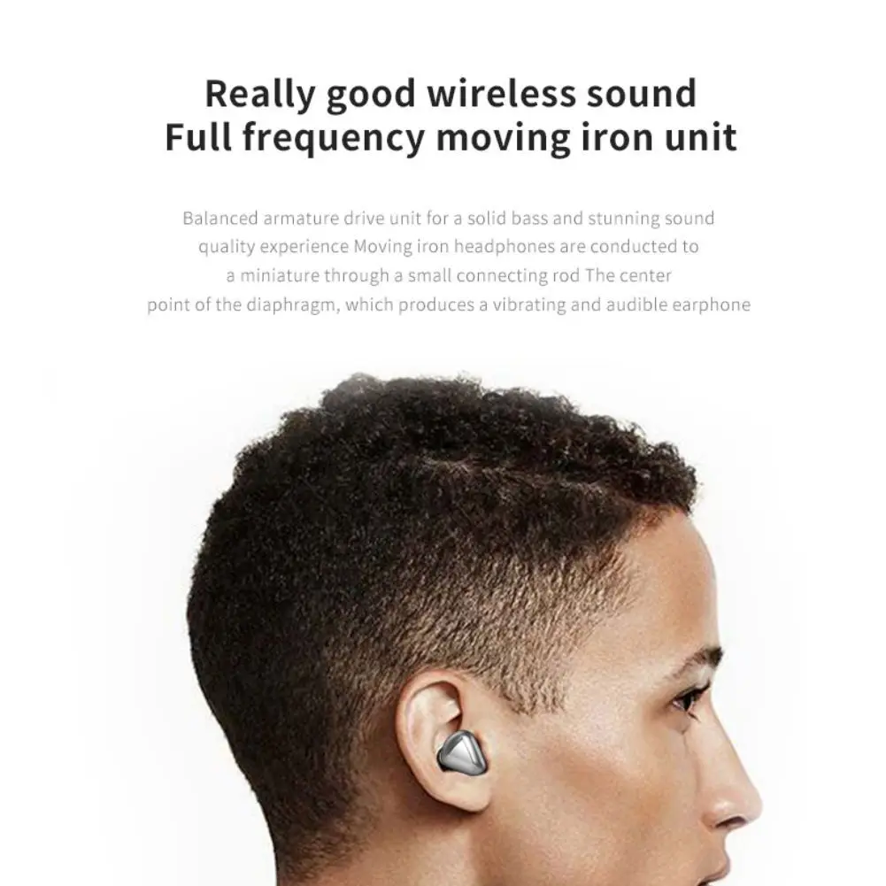 Bluetooth наушники TWS, беспроводные наушники Blutooth 5,0, наушники с громкой связью, спортивные наушники, игровая гарнитура, телефон в ухо, стерео