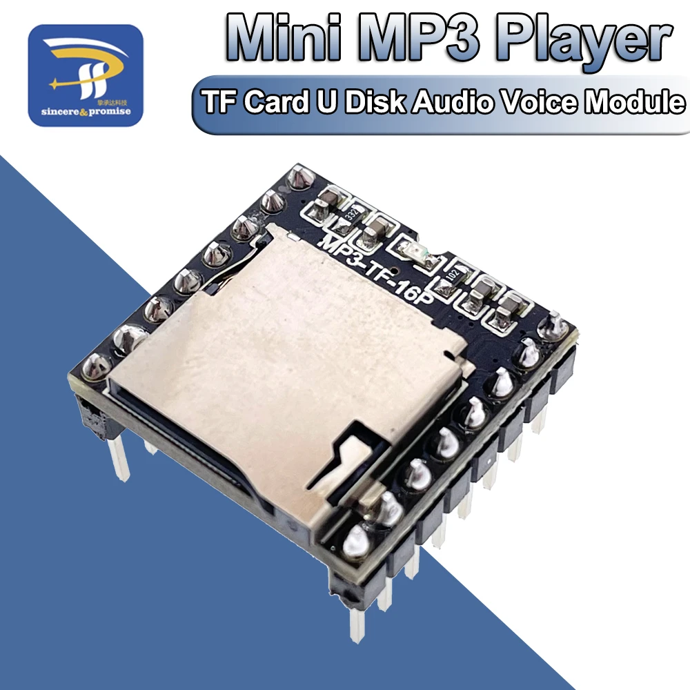 TF-Karte U-Disk Mini-MP3-Player-Decoder Audio-Sprachmodul für Arduino DF-Pl G4 TF-Karte U-Disk Mini-MP3-Player-Decoder Audio-Sprachmodul für Arduino DF-Pl G4