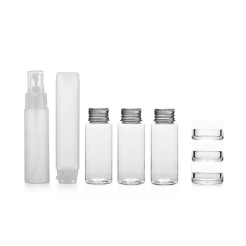

8pcs/set Portable Reusable Empty Makeup Spray Bottle Lotion Cream Jars Container Kit Refillable Perfume Bottle For Disinfectant