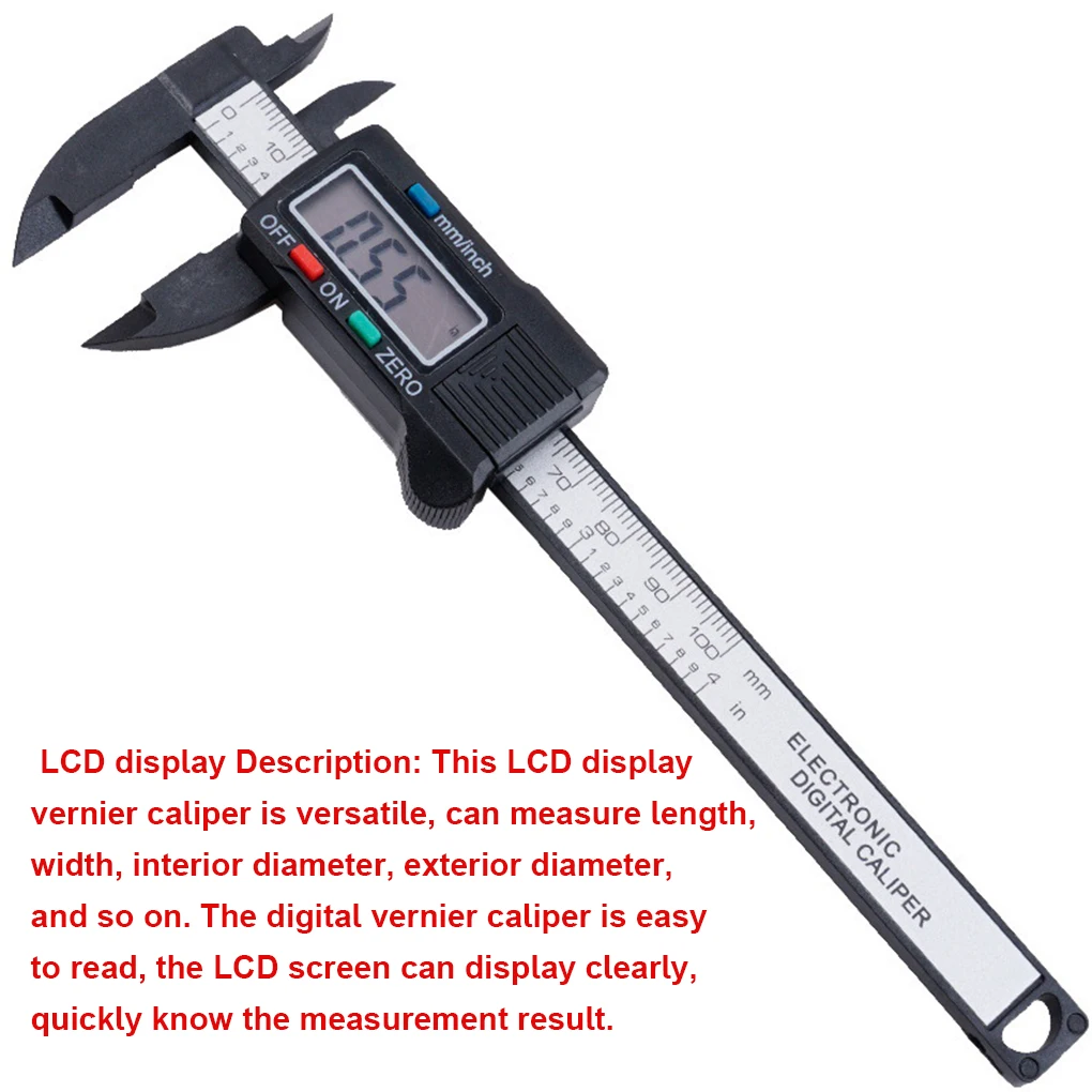 Digital Caliper 6 inch Electronic Vernier Caliper 100mm Calliper Micrometer Digital Ruler Measuring Tool 150mm 0.1mm