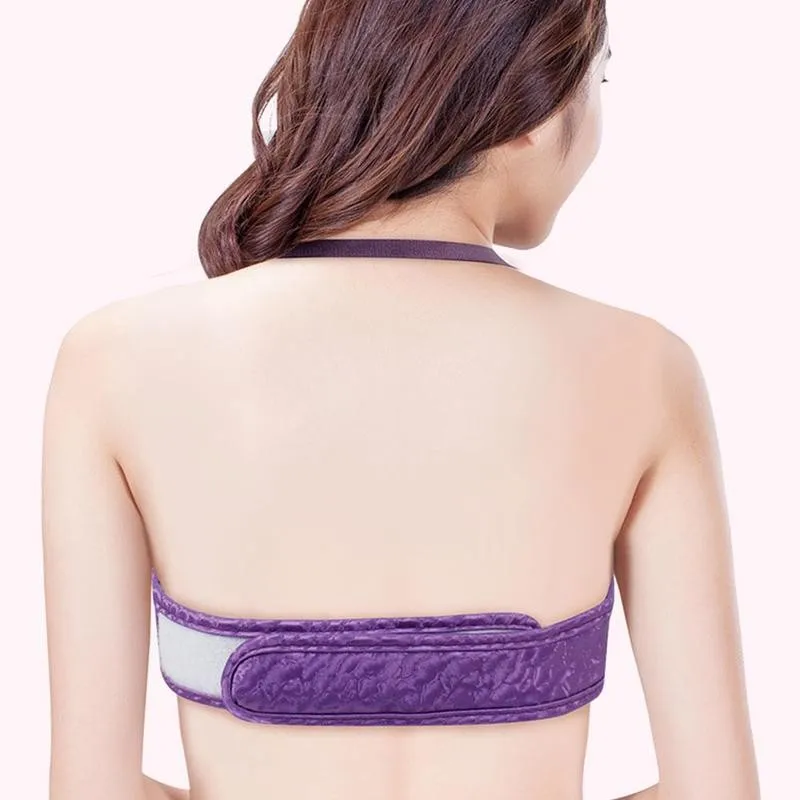 US $23.46 USB Charging Electric Breast Massage Bra Vibration Chest Massager Growth Enlargement Enhancer Breast Heating Stimulator Machine