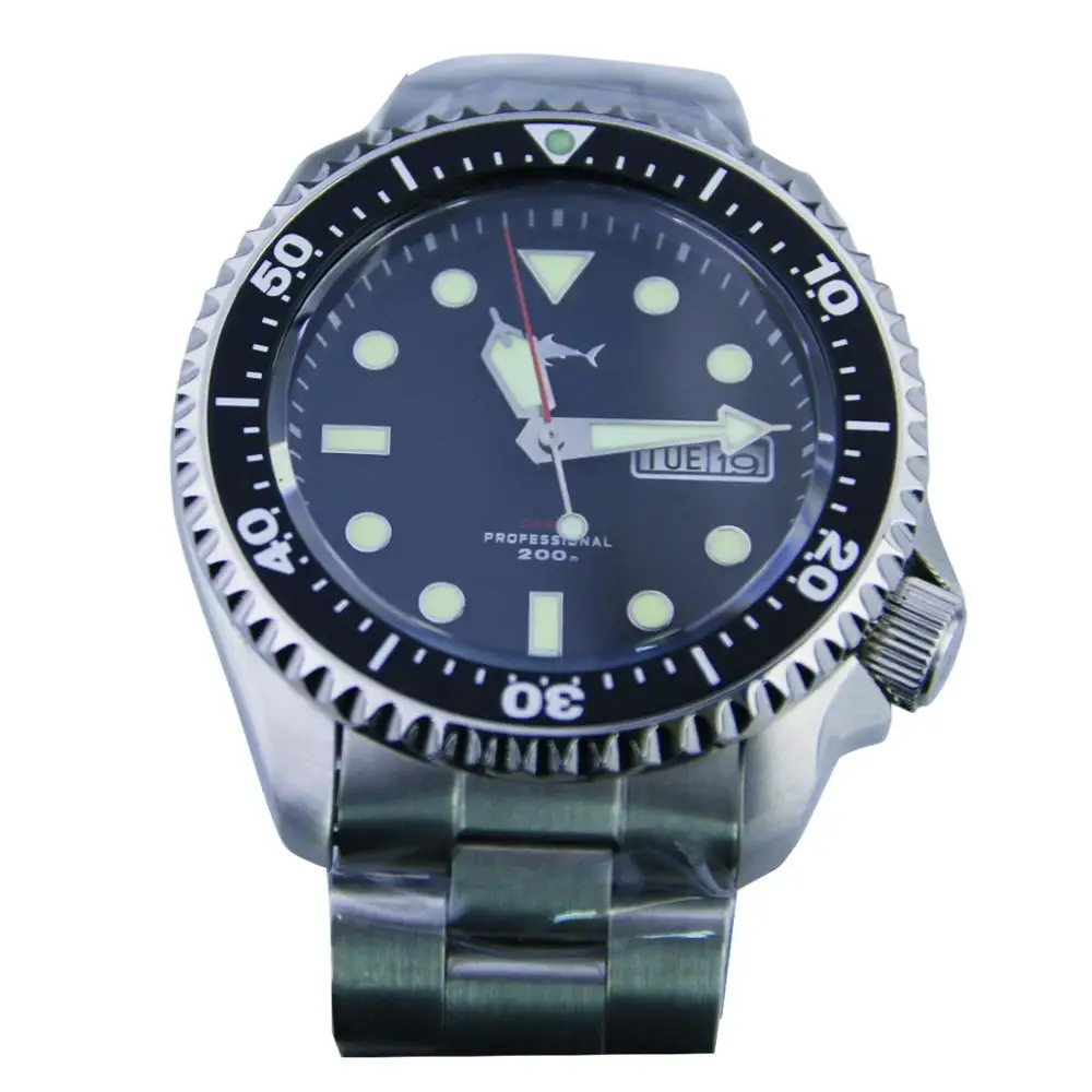 Часы Sharkey nh36movance SKX007 мужские автоматические винтажные для дайвинга|Механические