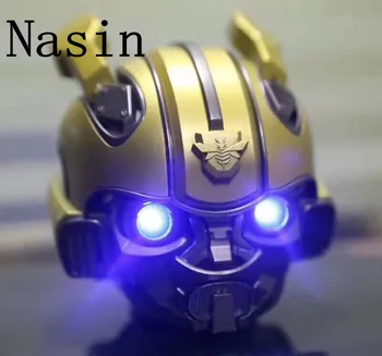 

Nasin New Wireless Bumblebee Case Mini Bluetooth Speaker Child Christmas LED Flash Heavy Speaker for iPhone Samsung Xiaomi