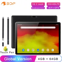Tablette Pc Android 10.1 de 9.0 pouces, avec Octa Core, 4 go de RAM, 64 go de ROM, double carte SIM, appels téléphoniques, GPS, WiFi, 3G, nouveauté