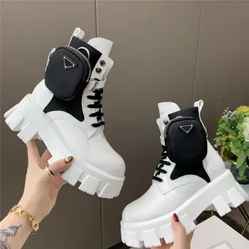 

Fashion Martin boots simple stitching motorcycle boots leather women's boots warm low-heel women's boots