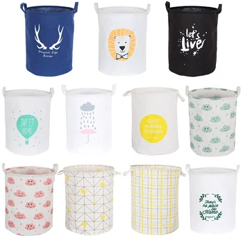 

Collapsible Laundry Basket Toy Sundries Storage Box Bag Washing Dirty Clothes Baskets Organizer Laundry Hamper Bucket*a
