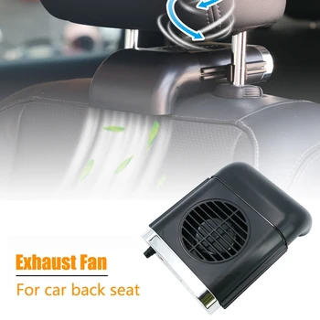 

Car Back Seat Fan Mini USB Exhaust Fan Portable Air Radiator Air Cooling Fan Black