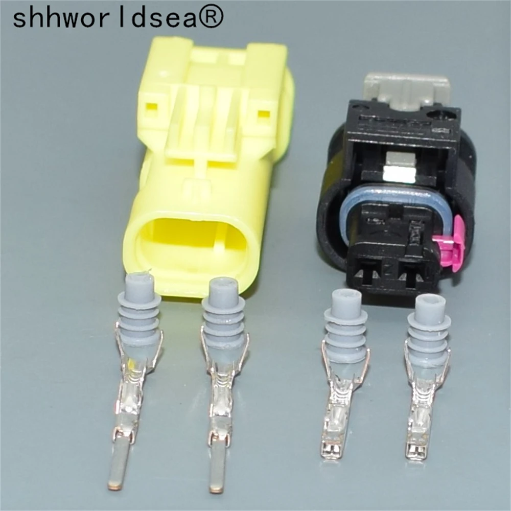 

Shhworldsea 2 pin типа «папа» женский 1-1703498-1 4F0 973 702 0-2112986-1 1-1718643-1 электрические соединители с терминалы уплотнения