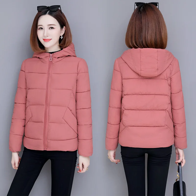 

Cotton-padded Clothes Women's Short 2019 Winter WOMEN'S Dress New Style down Jacket Cotton-padded Clothes Women's Hooded Slim Fi