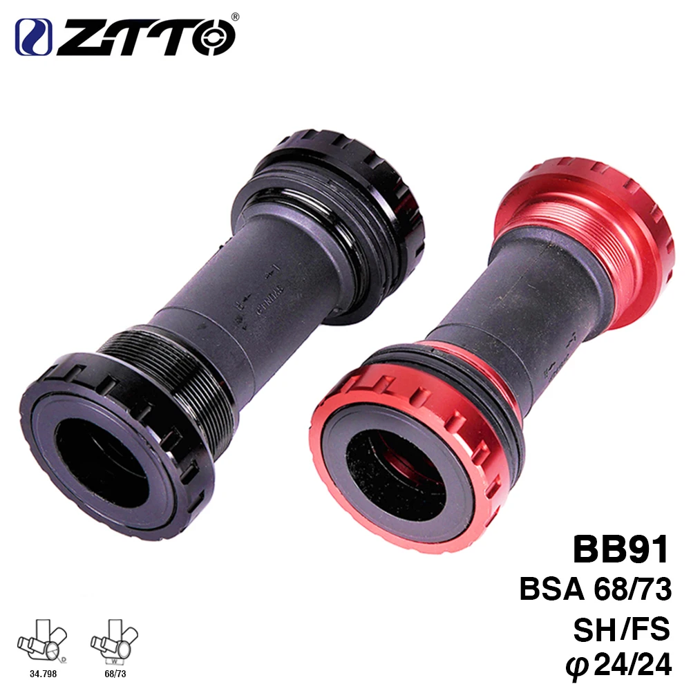 ZTTO BB91 внешний подшипник велосипедный Нижний Кронштейн MTB для BSA68 73 24 мм