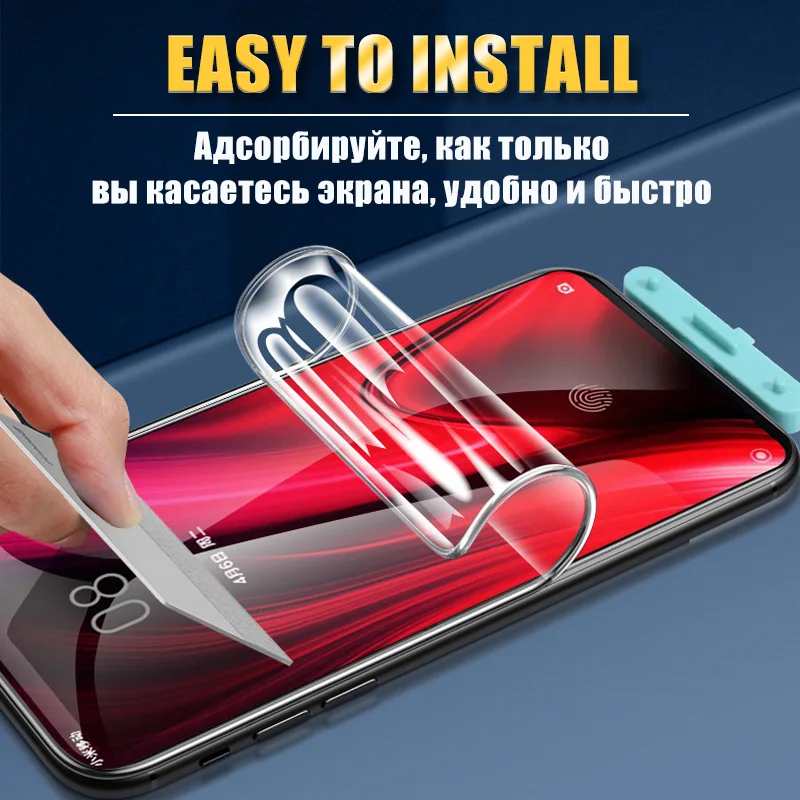 Hydrogel Film Xiaomi Mi 8 9 SE Lite 9T Screen Protector on Xiaomi Mi A2 A3 Lite A1 Play X3 NFC Protective Film