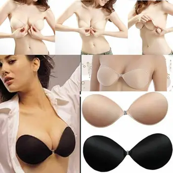 

Push Up Strapless Sticky Bras Invisible Bra Backless Self-Adhesive Women Wings Sticky Bras bralette Seamless Nipple Cover