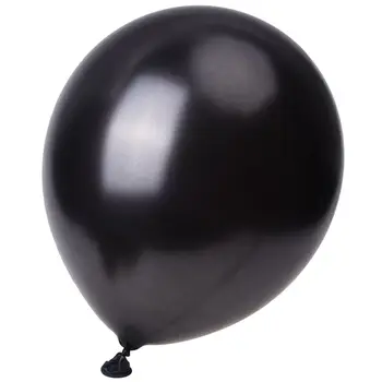 

25 x 12 inch Black Wedding Balloons