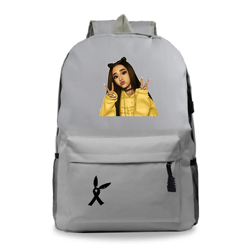 Розовый рюкзак Ariana Grande Mochila Feminina, женский рюкзак, школьные сумки для подростков, мужской рюкзак для ноутбука, Детский рюкзак для путешествий - Цвет: 6