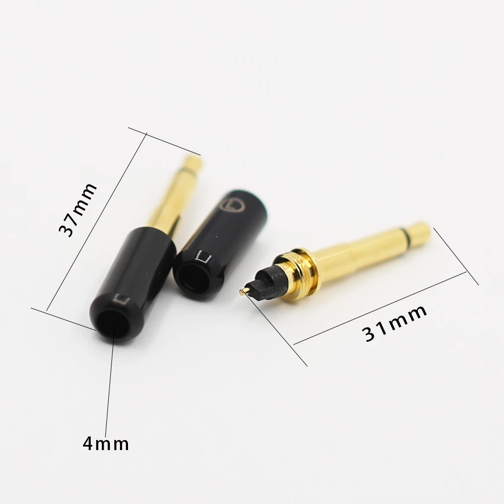 Audiocrast пара 24K позолоченный 2 5 мм аудио разъем для DIY Allen OPPO PM01 кабель