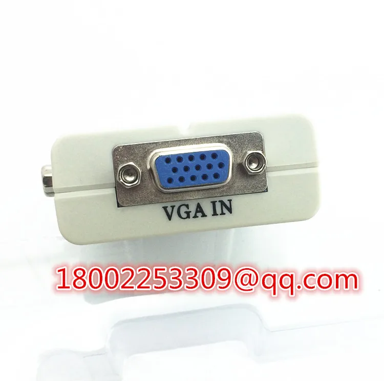 1 шт. PC VGA к ТВ AV RCA сигнала адаптер конвертер видео коммутатор поддерживает NTSC PAL прямые продажи с фабрики хорошее качество