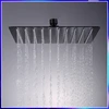 BAKALA Black Rainfall Shower Head Bathroom 8/10/12/16