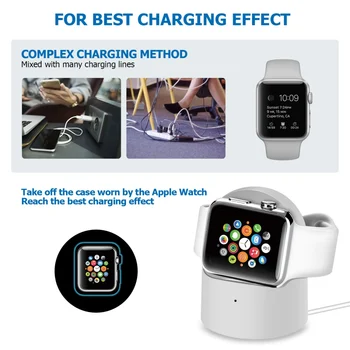 

Hot! iWatch 1/2/3/4 / Magnetic Apple Watch Charging Stand Portable Apple Watch Compact Base Built-in Watch Magnetic Apple Watch