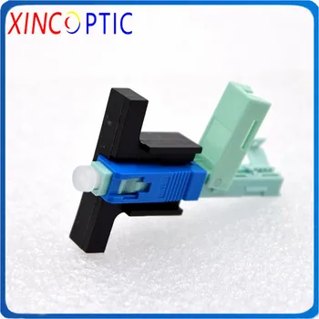 

Free Shipping SC UPC Fast Connector Single-Mode Connector FTTH Tool Cold Connector Tool SCAPC Fiber Optic Fast Connnector 53m