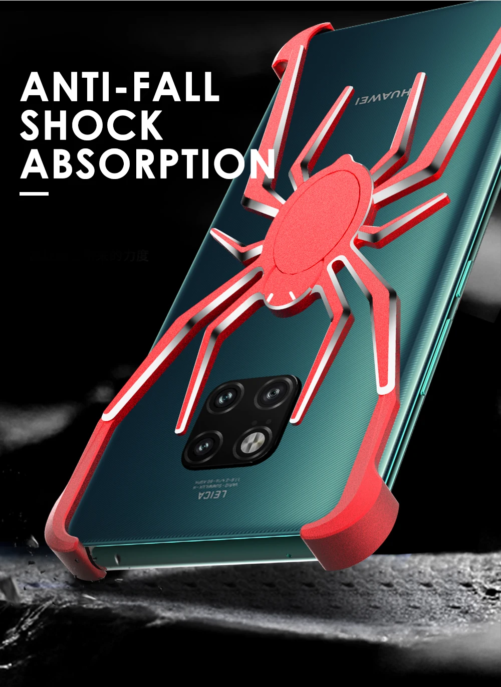 Противоударный защитный чехол для телефона с изображением паука для huawei mate 20 mate 20 Pro, силиконовый гибридный жесткий чехол из поликарбоната