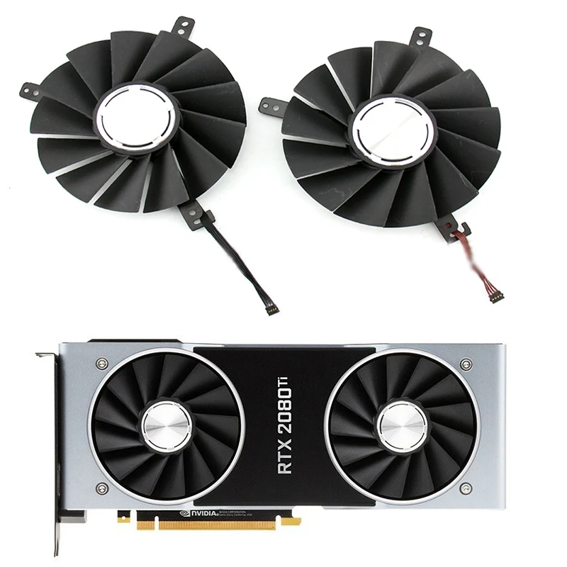 Процессорный кулер для NVIDIA RTX 2080ti Графика видеокарта вентилятор охлаждения