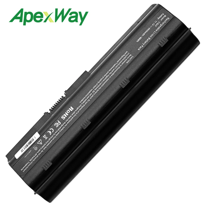 Аккумулятор ApexWay для ноутбука HP Pavilion аккумулятор 8800 мАч DV7 DM4 DV3 DV5 DV6 G32 G62 G42 G6 G7 Compaq