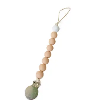

BPA Free Silicone Dummy Pacifier Clips Chain Nursing Teething Toy Gift for Baby 425F