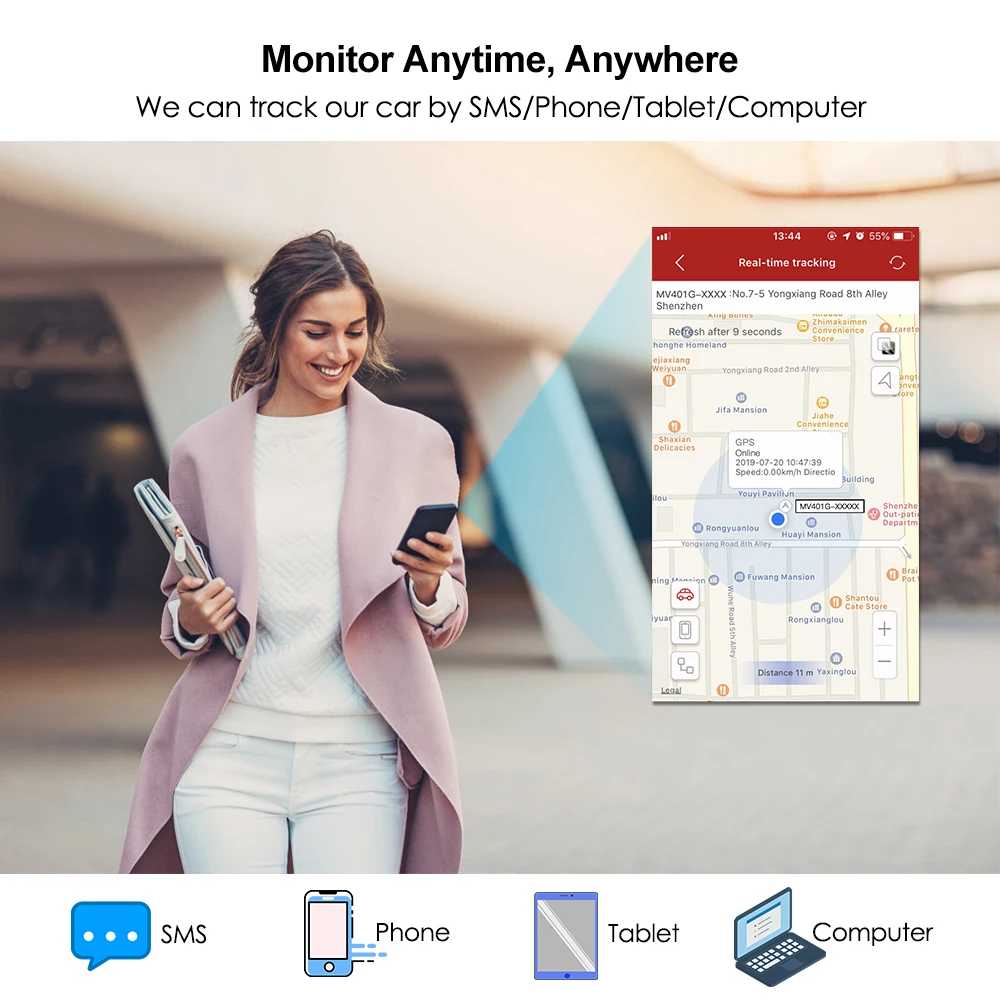 4G LTE FDD gps-трекер, автомобильный трекер, глобальная защита от кражи, защита от кражи, Localizador, gps SOS сигнализация, водонепроницаемый gps, бесплатное приложение